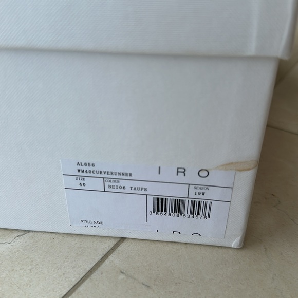 Iro Curve Runner sneakers in off white beige taupe 40 - Picture 5 of 9